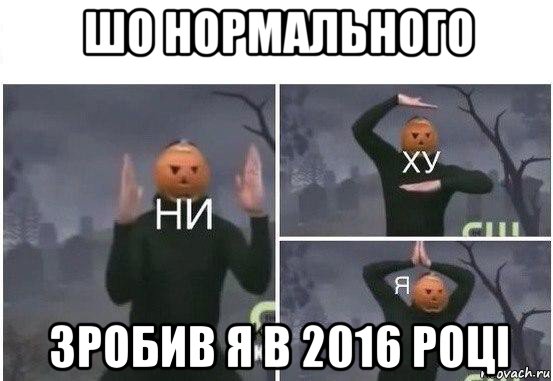 шо нормального зробив я в 2016 році, Мем  Ни ху Я