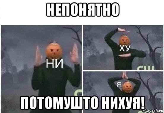 непонятно потомушто нихуя!, Мем  Ни ху Я