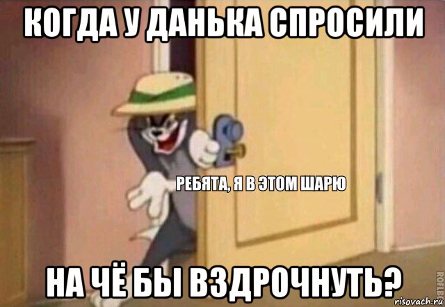 когда у данька спросили на чё бы вздрочнуть?, Мем    Ребята я в этом шарю