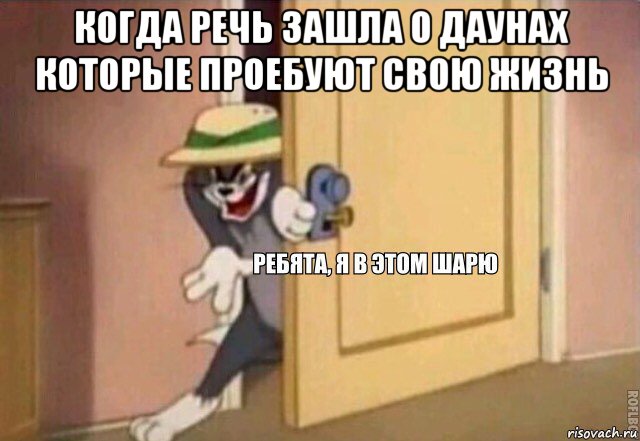 когда речь зашла о даунах которые проебуют свою жизнь , Мем    Ребята я в этом шарю