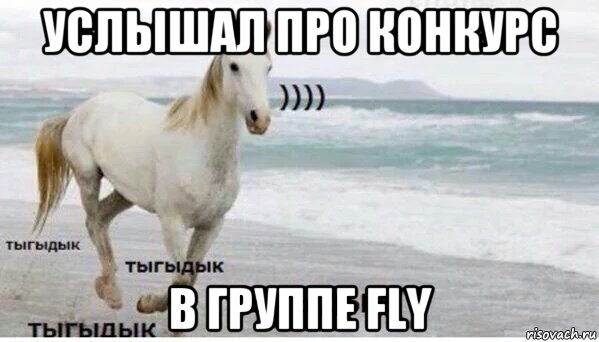 услышал про конкурс в группе fly, Мем   Тыгыдык