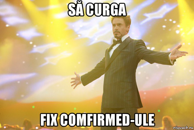 să curga fix comfirmed-ule, Мем Тони Старк (Роберт Дауни младший)