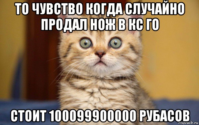 то чувство когда случайно продал нож в кс го стоит 100099900000 рубасов, Мем  удивление