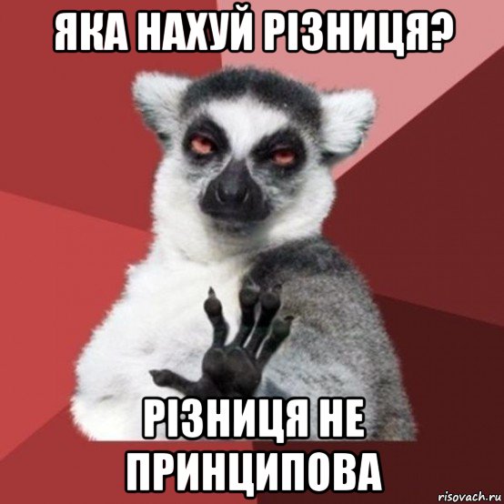 яка нахуй різниця? різниця не принципова, Мем Узбагойзя