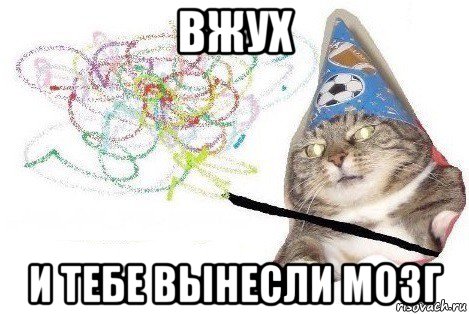 вжух и тебе вынесли мозг, Мем Вжух мем