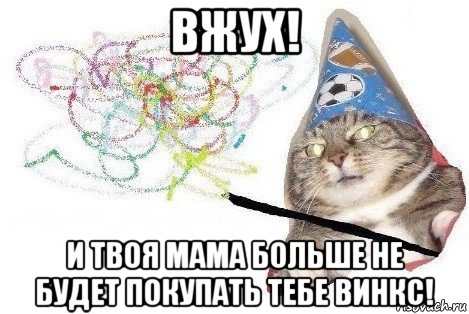 вжух! и твоя мама больше не будет покупать тебе винкс!, Мем Вжух мем