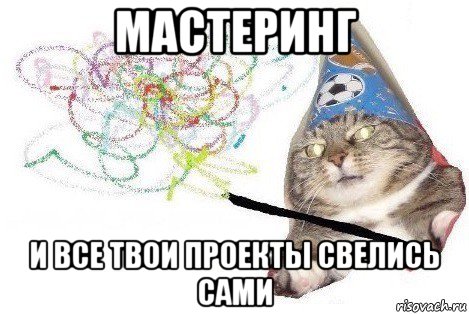 мастеринг и все твои проекты свелись сами, Мем Вжух мем