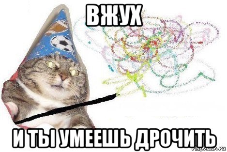 вжух и ты умеешь дрочить, Мем Вжух