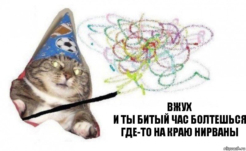 Вжух
и ты битый час болтешься где-то на краю Нирваны, Комикс    Вжух