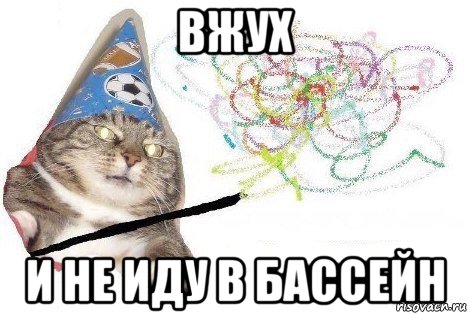 вжух и не иду в бассейн, Мем Вжух