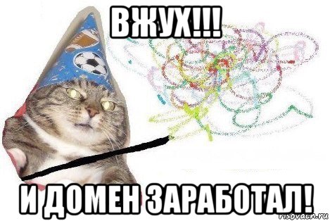 вжух!!! и домен заработал!, Мем Вжух