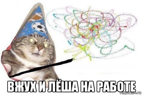  вжух и лёша на работе, Мем Вжух