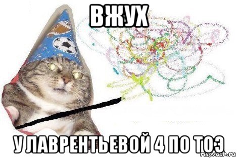 вжух у лаврентьевой 4 по тоэ, Мем Вжух