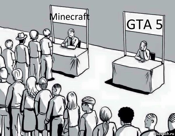 Minecraft GTA 5, Комикс Два пути