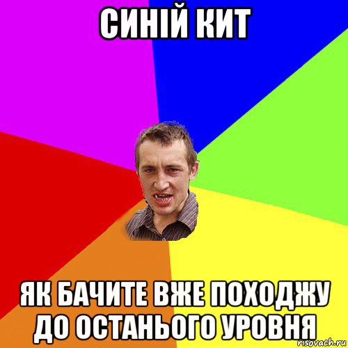 синій кит як бачите вже походжу до останього уровня, Мем Чоткий паца