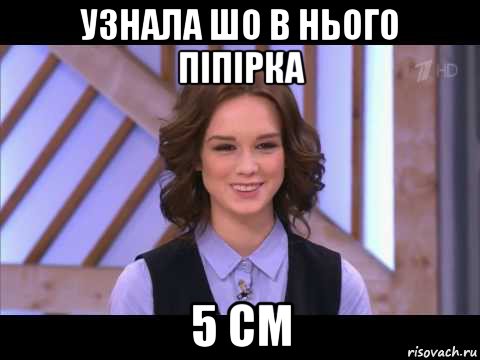 узнала шо в нього піпірка 5 см, Мем Диана Шурыгина улыбается