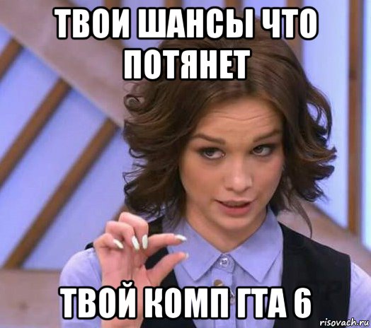 твои шансы что потянет твой комп гта 6, Мем Шурыгина показывает на донышке