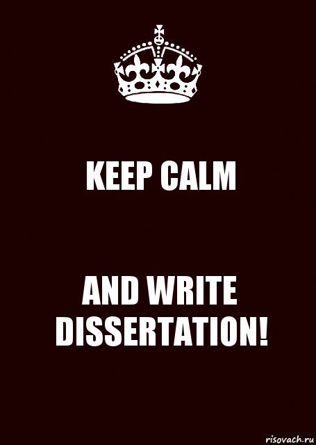 KEEP CALM AND WRITE DISSERTATION!, Комикс keep calm