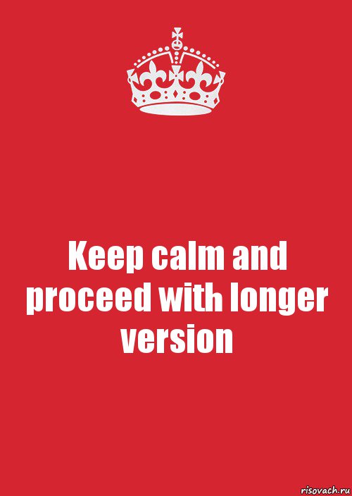 Keep calm and proceed with longer version, Комикс Keep Calm 3