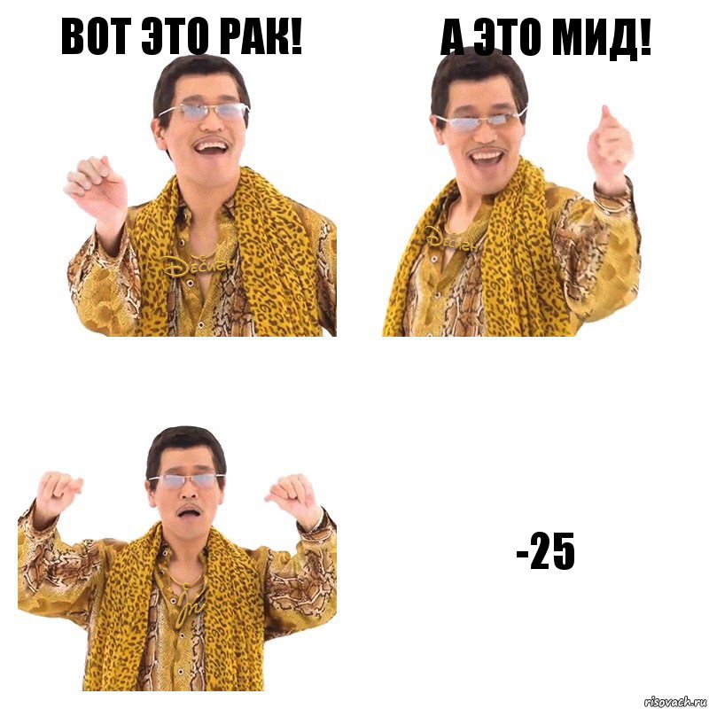 Вот это рак! А это мид! -25, Комикс  Ppap penpineapple