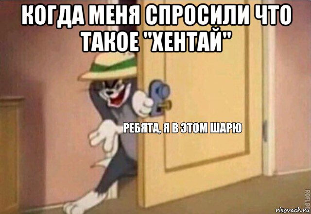 когда меня спросили что такое "хентай" , Мем    Ребята я в этом шарю