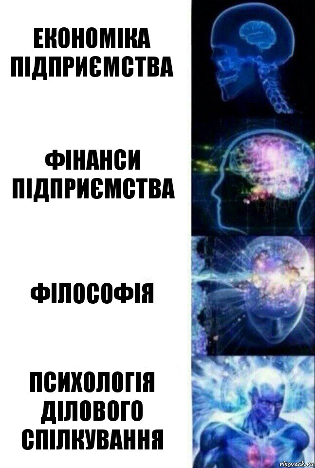 Економіка підприємства Фінанси підприємства Філософія Психологія ділового спілкування, Комикс  Сверхразум