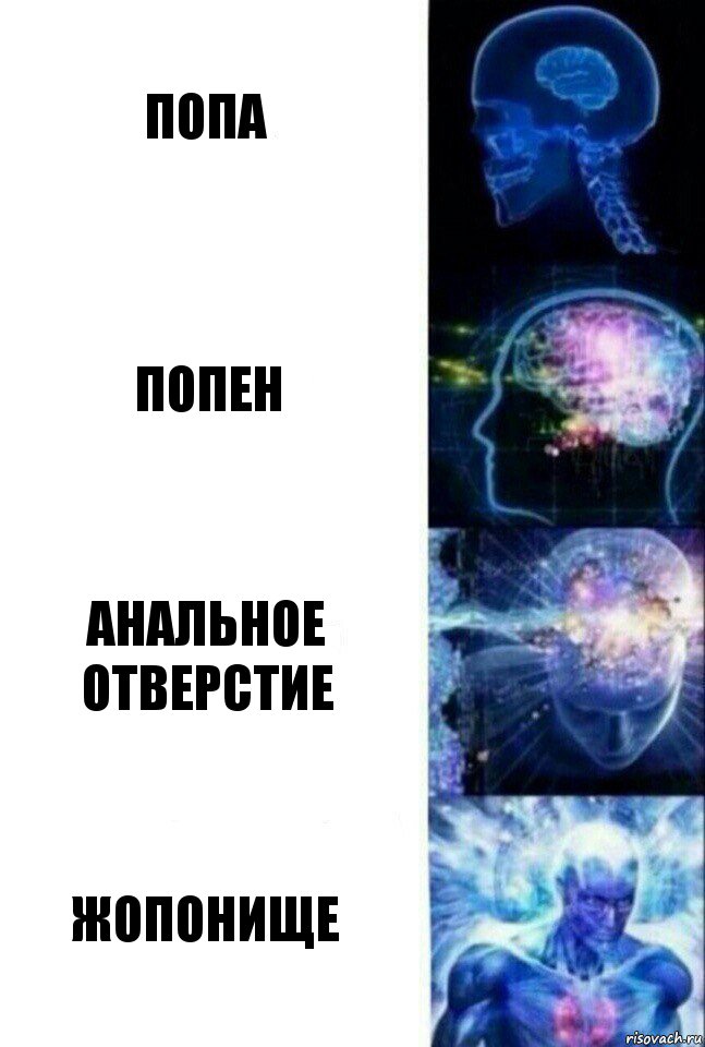 попа попен анальное отверстие жопонище