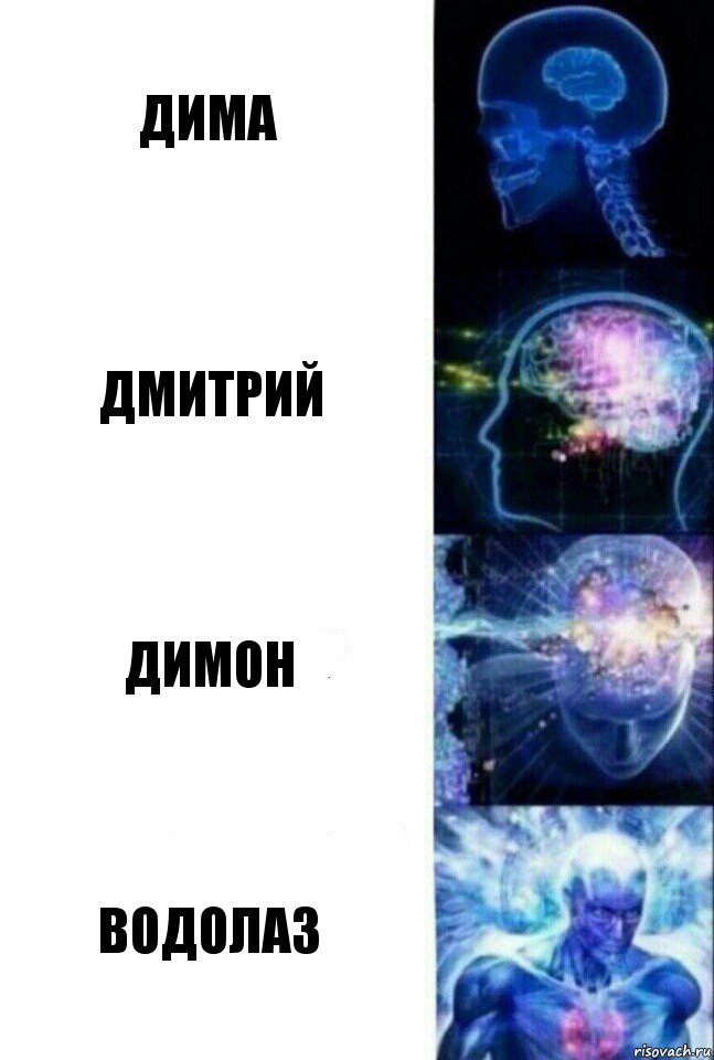 Дима Дмитрий Димон Водолаз, Комикс  Сверхразум