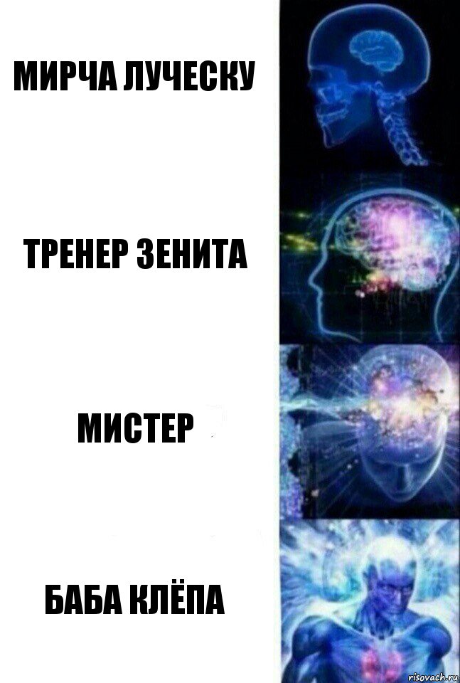 мирча луческу тренер зенита мистер баба клёпа, Комикс  Сверхразум