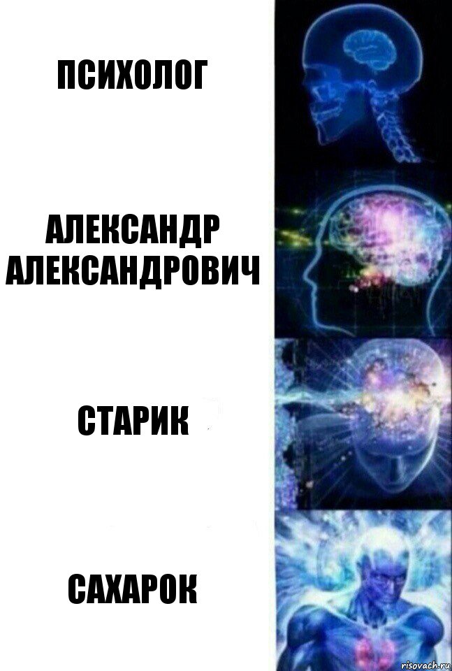 психолог Александр Александрович Старик Сахарок, Комикс  Сверхразум