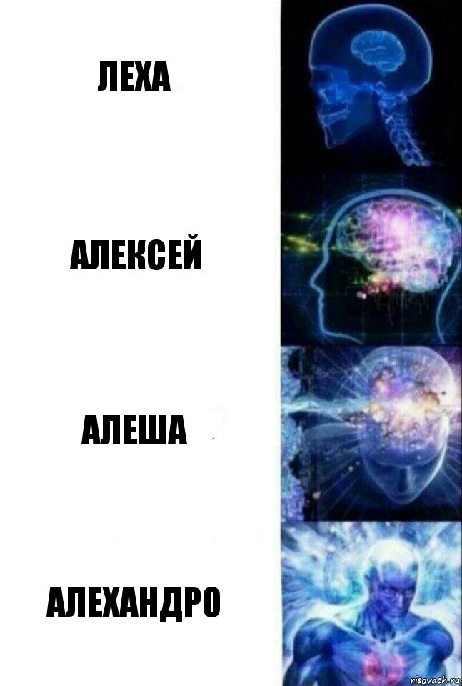 Леха Алексей Алеша Алехандро, Комикс  Сверхразум