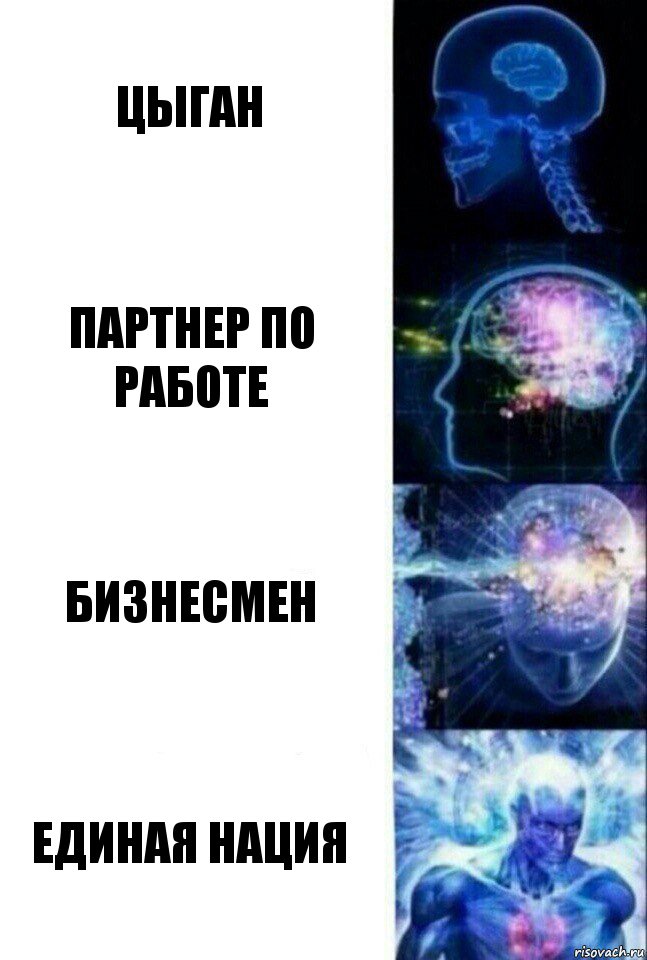 цыган партнер по работе бизнесмен единая нация, Комикс  Сверхразум