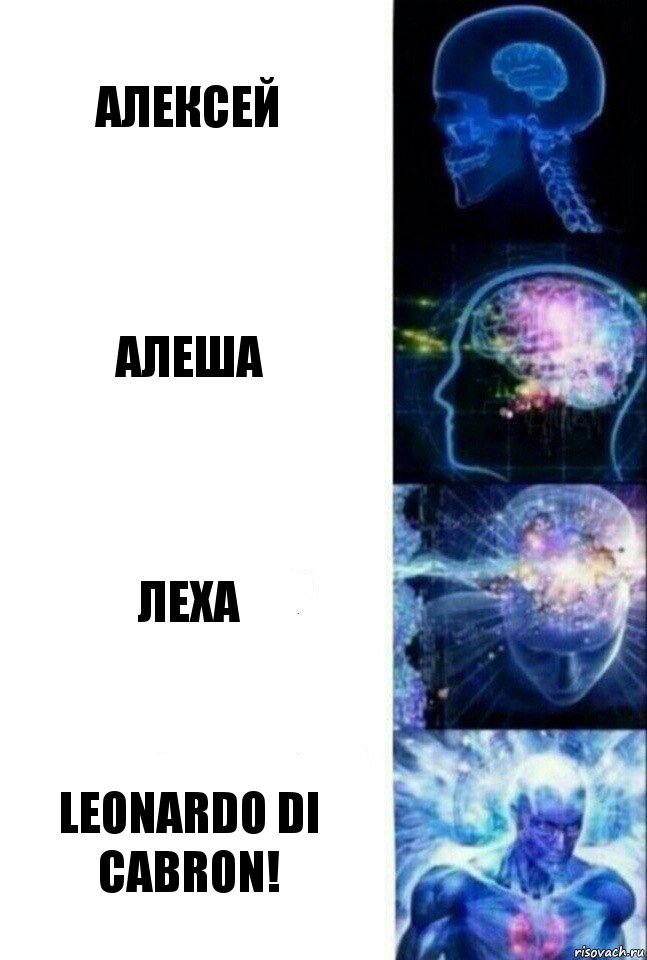 Алексей Алеша Леха Leonardo Di cabron!, Комикс  Сверхразум