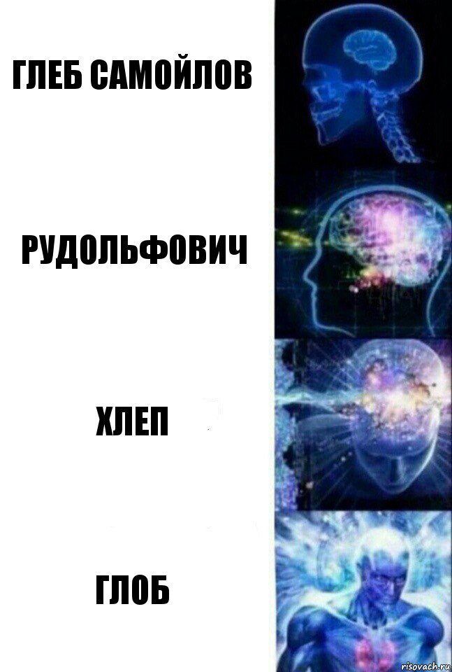 Глеб Самойлов Рудольфович Хлеп Глоб, Комикс  Сверхразум