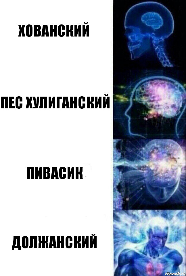 Хованский Пес хулиганский Пивасик Должанский, Комикс  Сверхразум