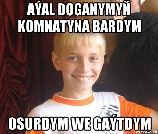 aýal doganymyň komnatyna bardym osurdym we gaýtdym, Мем Типичный школьник