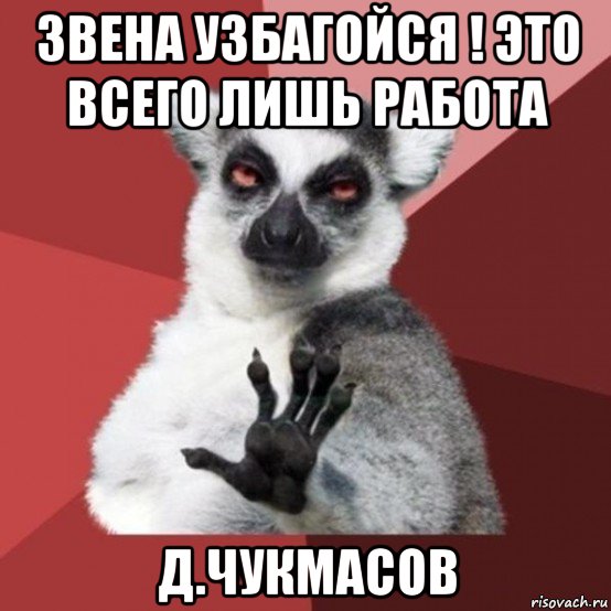 звена узбагойся ! это всего лишь работа д.чукмасов, Мем Узбагойзя