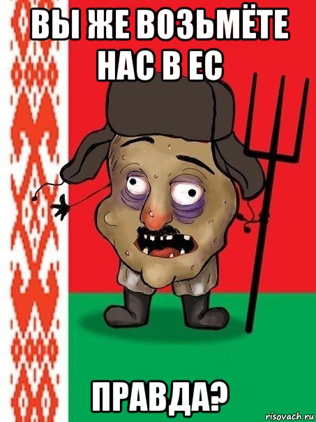 вы же возьмёте нас в ес правда?