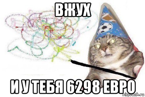 вжух и у тебя 6298 евро, Мем Вжух мем