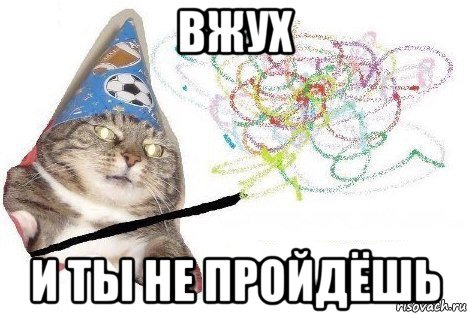 вжух и ты не пройдёшь, Мем Вжух