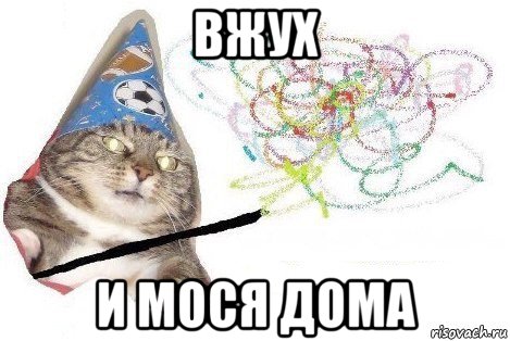 вжух и мося дома, Мем Вжух