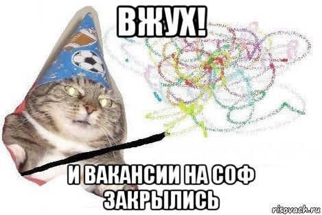 вжух! и вакансии на соф закрылись, Мем Вжух