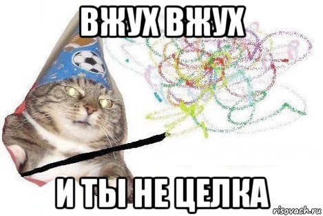 вжух вжух и ты не целка, Мем Вжух