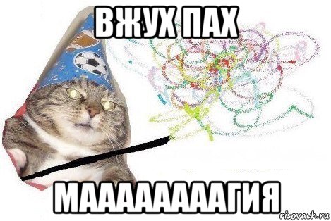 вжух пах маааааааагия, Мем Вжух