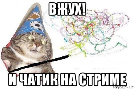 вжух! и чатик на стриме, Мем Вжух