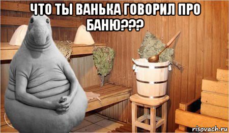 что ты ванька говорил про баню??? 