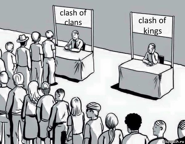clash of clans clash of kings, Комикс Два пути