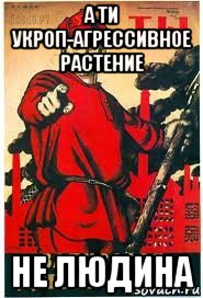 а ти укроп-агрессивное растение не людина, Мем А ты записался добровольцем