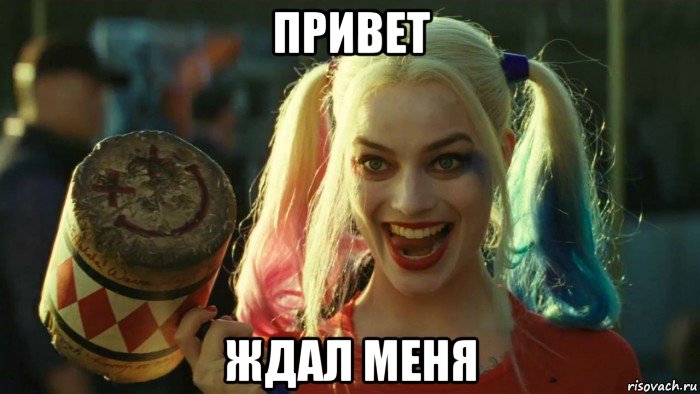 привет ждал меня, Мем    Harley quinn