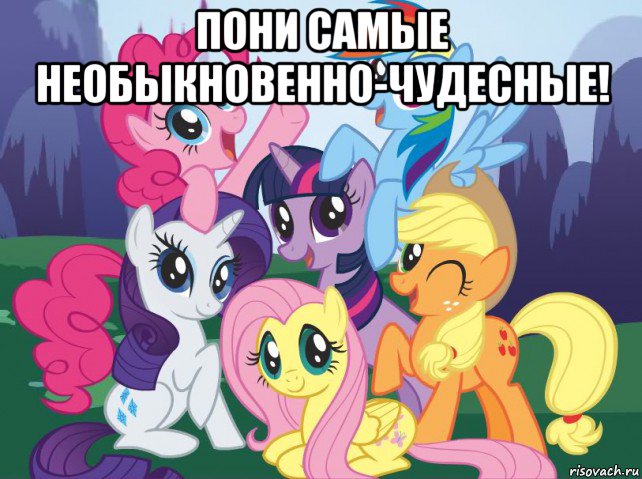 пони самые необыкновенно-чудесные! , Мем My little pony